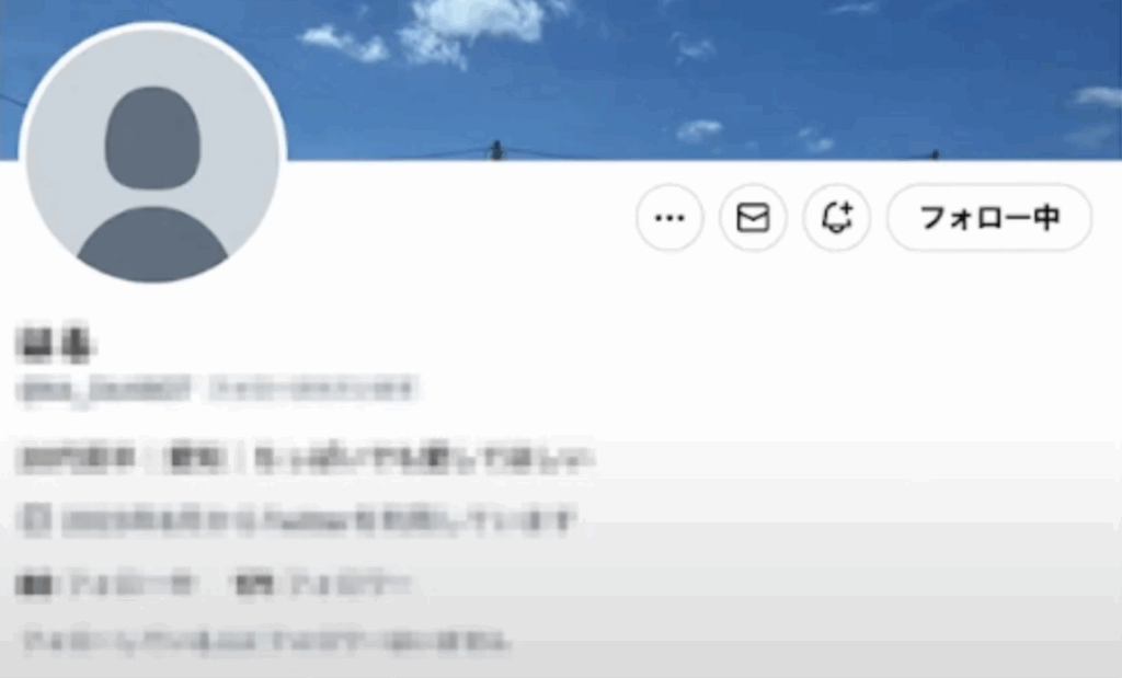 プロフなし投稿なし